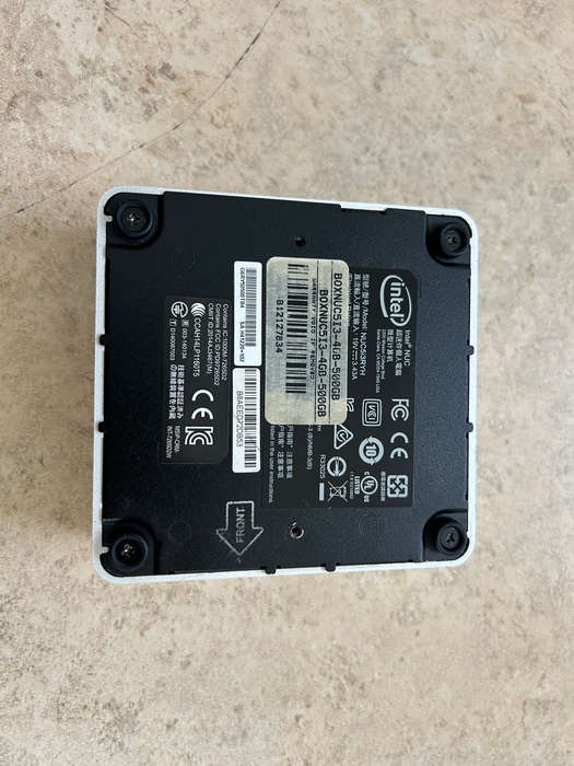 Intel NUC (Intel i3, 500GB HDD & 4GB RAM)