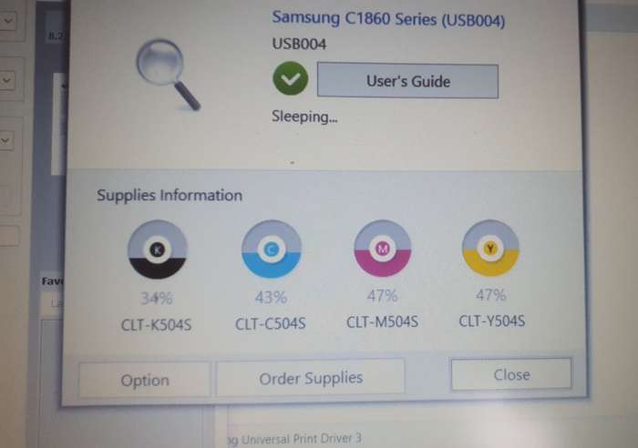 Samsung Xpress SL-C1860FW Color Laser Multifunction Printer