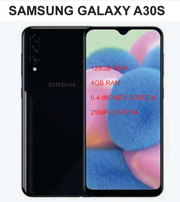 SAMSUNG GALAXY A30S , 128GB ROM