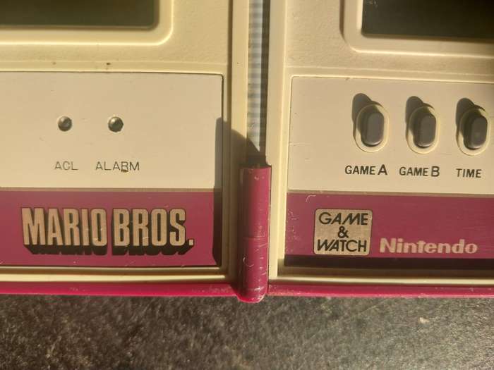 Vintage Game & Watch - Mario Bros - Hand Held Game