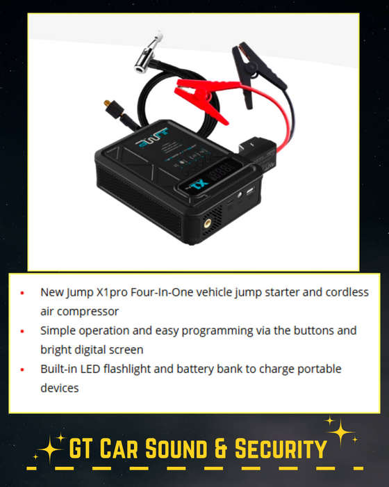 Jump X1 Pro  Multi-Function Vehicle Starter - With Air Compressor