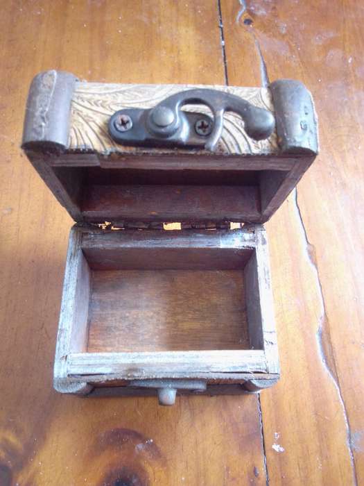 Old Wooden Ring Box