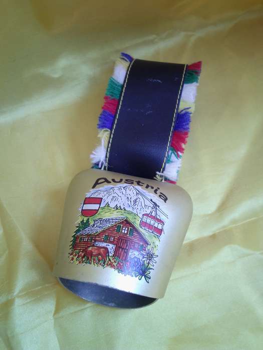 Large Austrian Cowbell with Striker