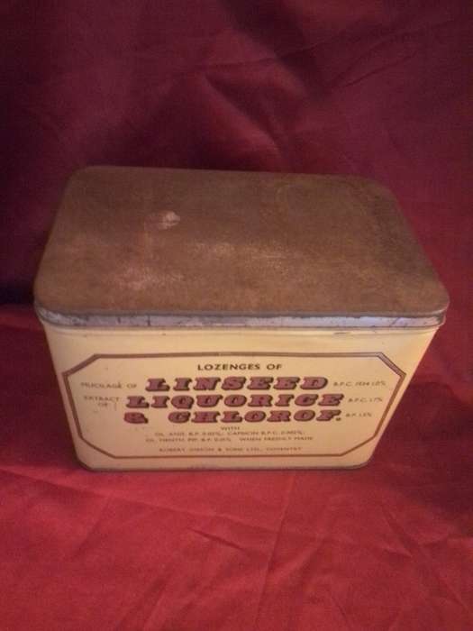 Circa 1934 Robert Gibson & Sons Lozenges Tin