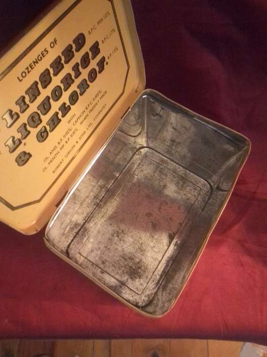 Circa 1934 Robert Gibson & Sons Lozenges Tin
