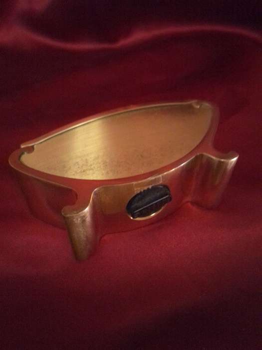 Vintage Brass Ronson Table Lighter marked SPIERS 1970