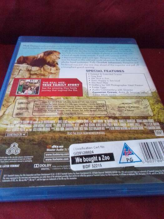 We Bought a Zoo Blu-ray Disc