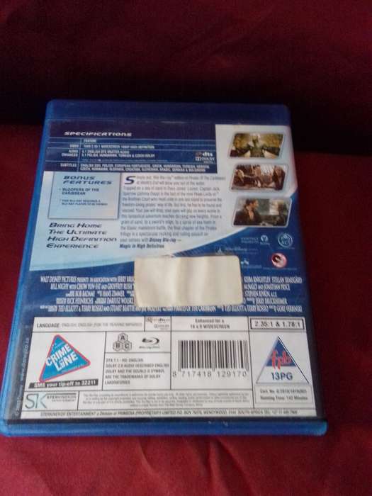 Pirates of the Caribbean At Worlds End Blu-ray Disc