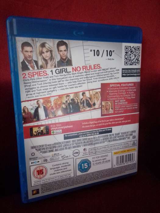 This Means War Blu-ray Disc