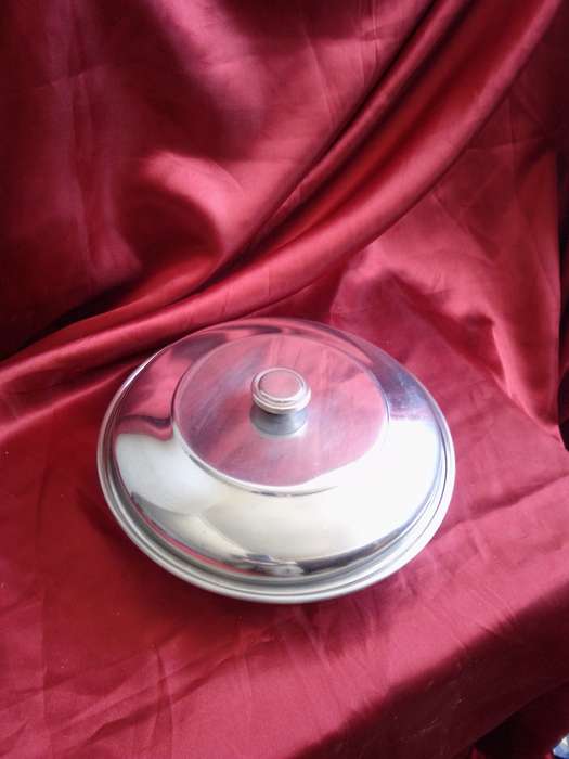 Retro Stainless Steel two division Vegetable Dish