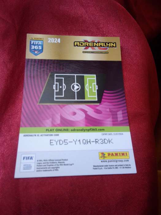 Panini FIFA 365 2024 Silver Foil Trading Card