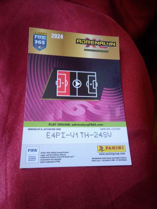 Panini FIFA 365 2024 Silver Foil Trading Card