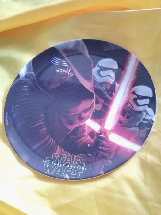 Star Wars The Force Awakens Melamine Plate