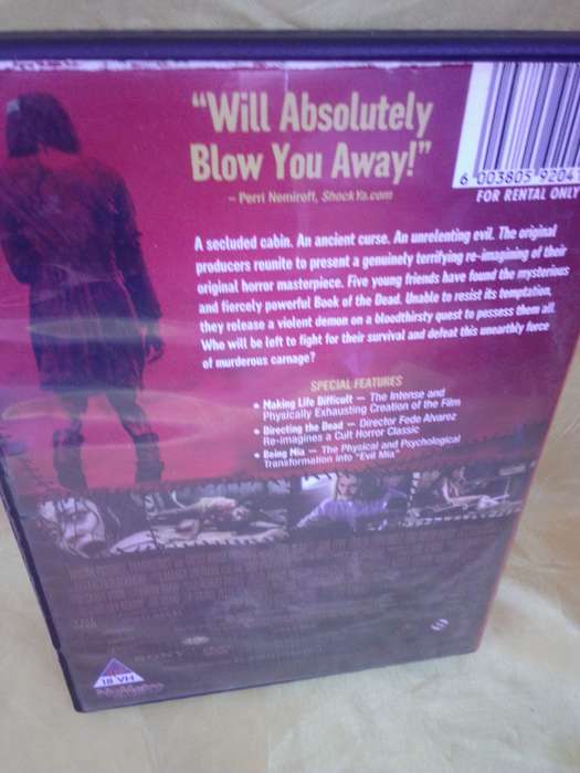 2013 EVIL DEAD DVD