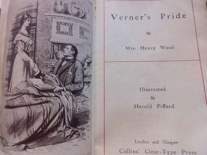Verner's Pride - Mrs Henry Wood Collins leather Bound Pocket Edition