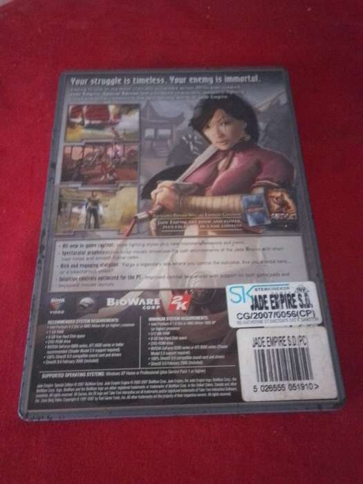 Steelbook PC JADE EMPIRE SPECIAL EDITION