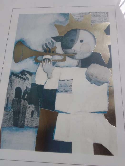 Rosina Wachtmeister (1939 - ) Popular Austrian Artist Foil Mixed Media - Signed