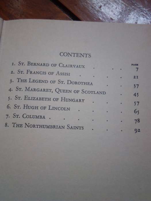 Circa 1955 The Brown Book of Saints Hardcover