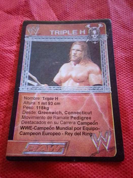 WWE RAW 'TRIPLE H' TRADING CARD