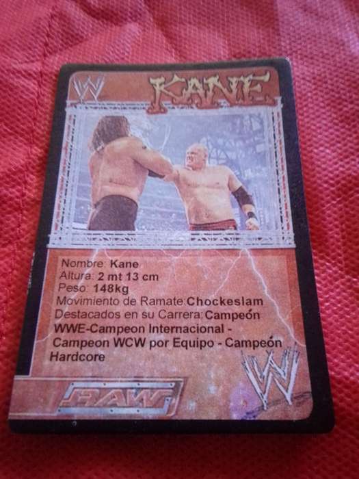 WWE RAW 'KANE' TRADING CARD