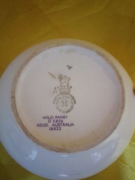 Royal Doulton 'Wild Pansy' Creamer