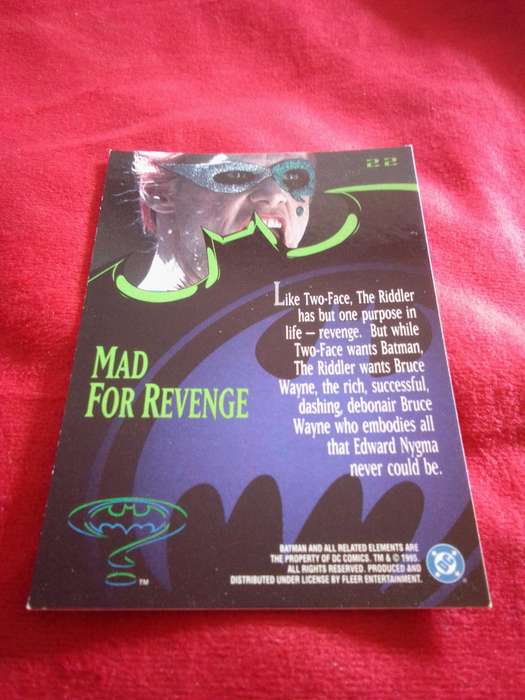 Batman #22 Fleer 95 Ultra Trading Card