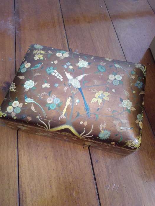 Vintage Handpainted Jewellery Box