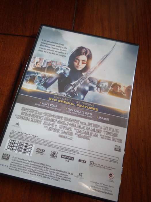 ALITA BATTLE ANGEL DVD