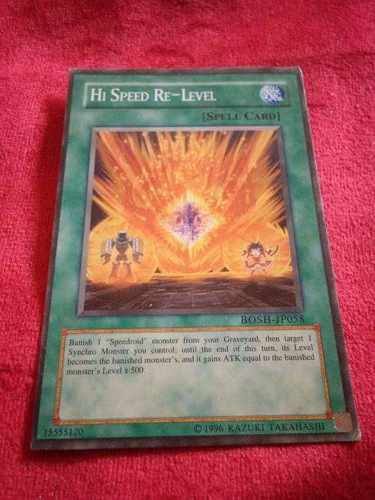 1996 Konami Yu-Gi-Oh Trading Card 'Hi Speed Re-Level'