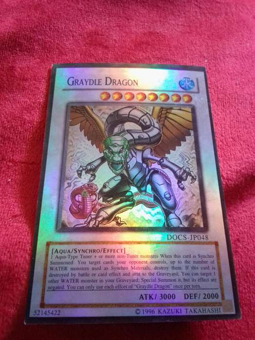 1996 Konami Yu-Gi-Oh Trading Card 'Graydle Dragon'