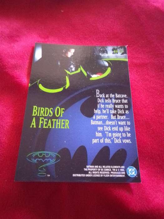 95 Fleer Ultra #85 Batman Trading Card