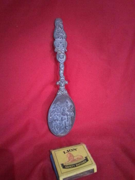 Vintage Dutch Pewter Spoon