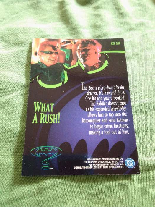 95 Fleer Ultra #69 Batman Trading Card