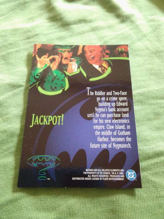 95 Fleer Ultra #71 Batman Trading Card