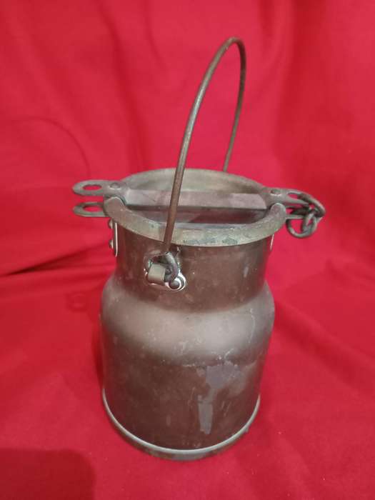 Vintage Brass Nestlé Branded Milk Can