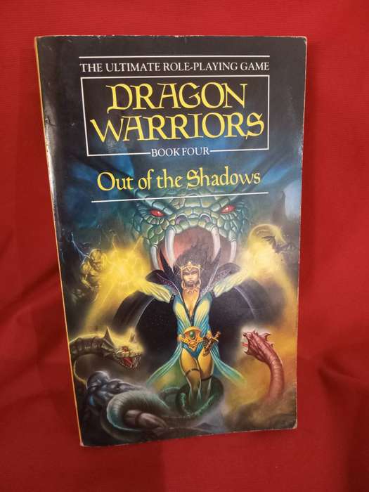 Dragon Warriors Book 4 Out of the Shadows - role playing game book 1986 paperback