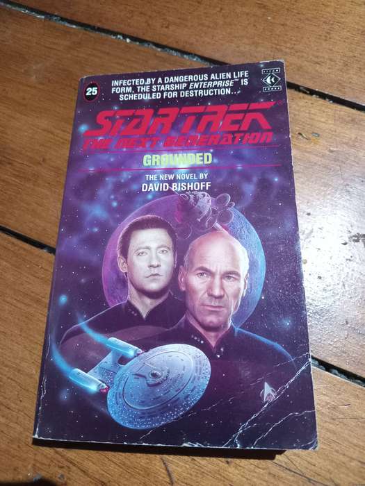 Star Trek TNG #25 GROUNDED 1993 Paperback