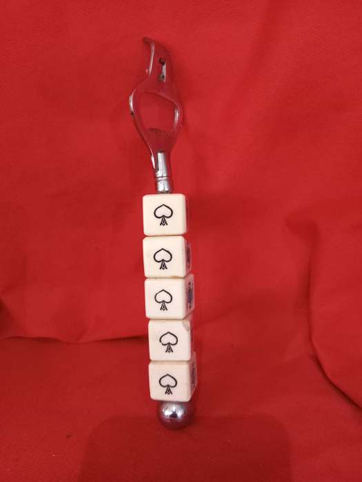 Vintage Bakelite Dice Bottle Opener