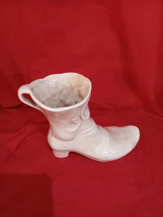 1940's Ceramic Glazed Boot Vase