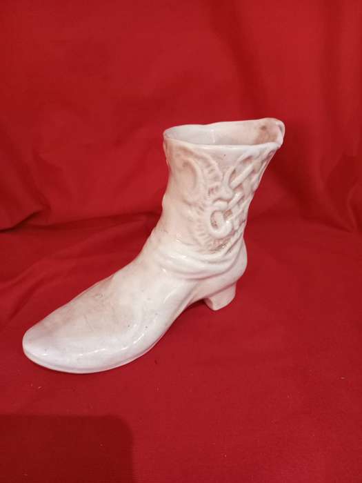 1940's Ceramic Glazed Boot Vase