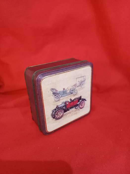Small Square Tin Vintage Vehicles
