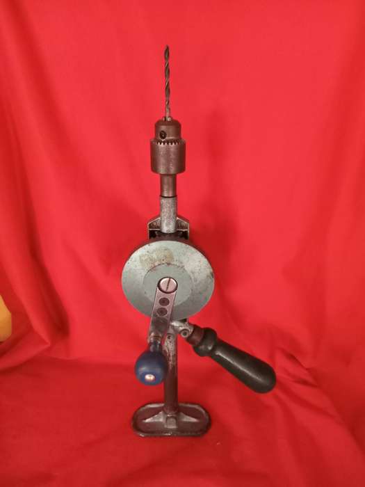 Vintage Footprint Sheffield England Hand Drill