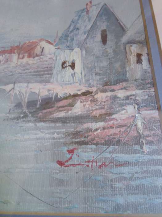Stunning Original Oil on Board - 'Seascape' - Cannot Identify Artist Through This Signature