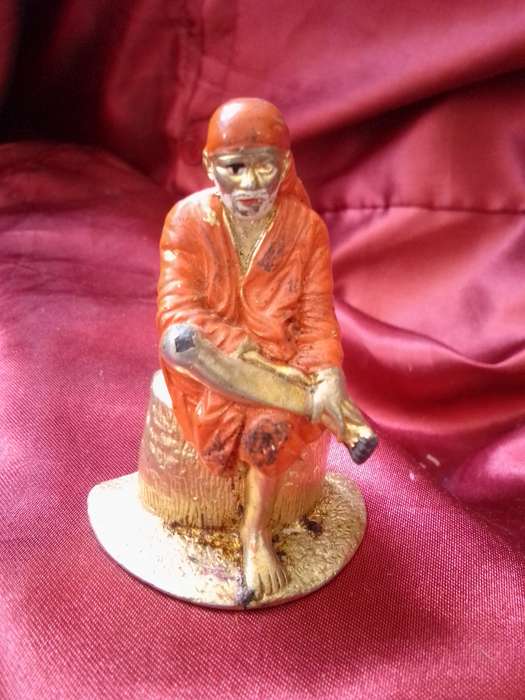 Vintage Jyoti Cast Iron Handpainted Figure
