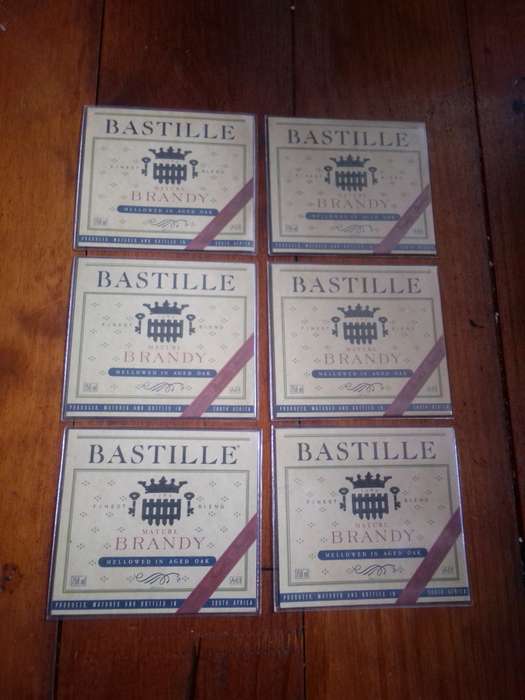 Set of 6 Bastille Brandy Coaster Mats