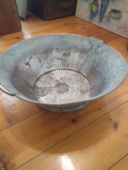 Vintage (1900 - 1949) Galvanized Coffee Roasting Drum