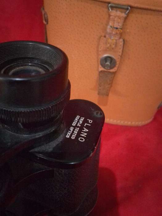 Circa 1943 WWII Plano Japanese 8 X 40 Field Binoculars In Original Leather Carry Case