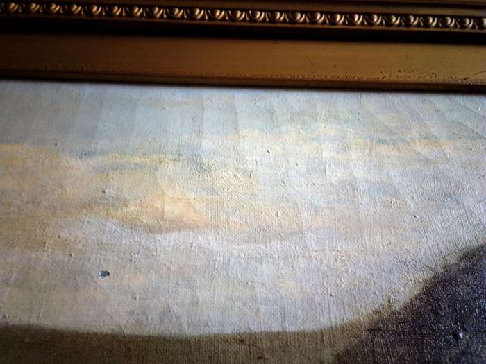 19th Century Oil on Canvas 'Landscape' George Rowney & Co