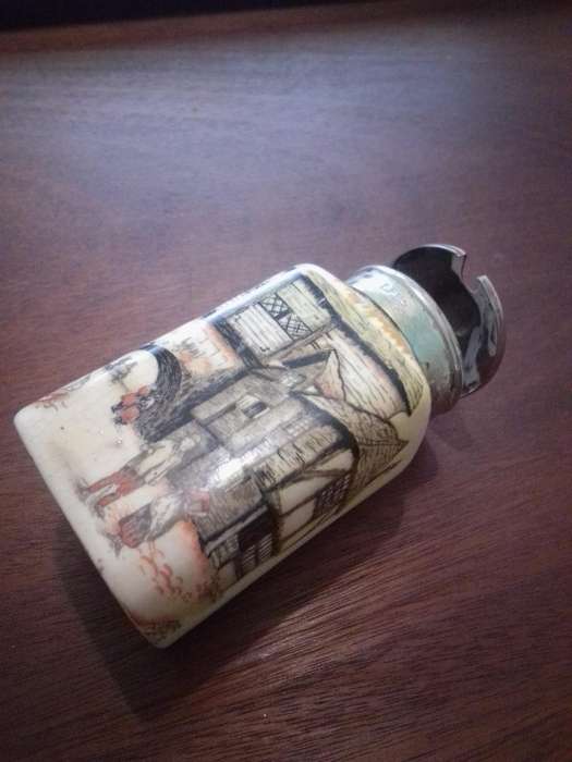 Art Deco Lancaster Sandland 'The Jolly Drover' Mustard Pot