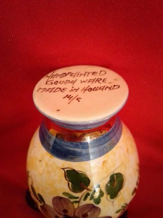 Vintage Handpainted Goude Holland Pitcher